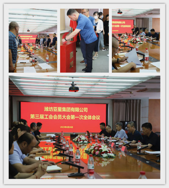 工会换届谋新篇 凝心聚力促发展--潍坊亚星集团有限公司工会圆满完成换届选举工作